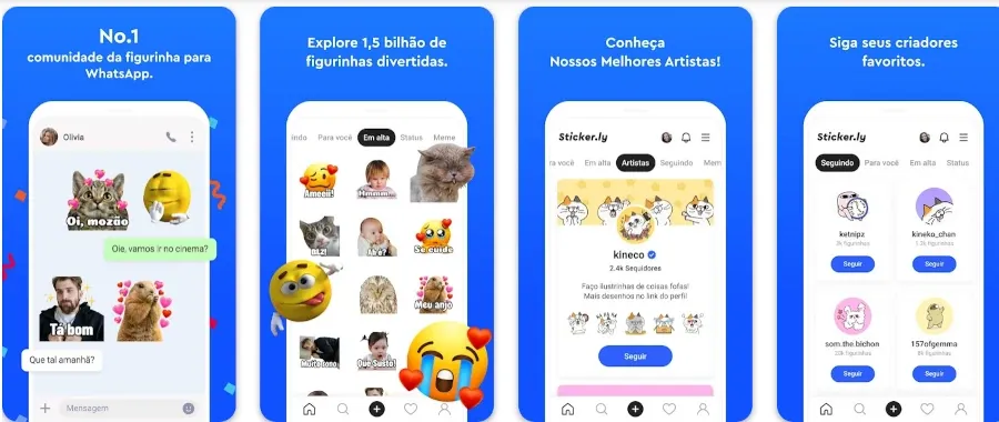 Sticker-ly Aplicativo Fazer Figurinhas WhatsApp