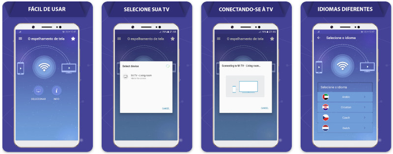 BAIXAR APLICATIVO PARA ESPELHAR O CELULAR NA TV ANDROID e iOS